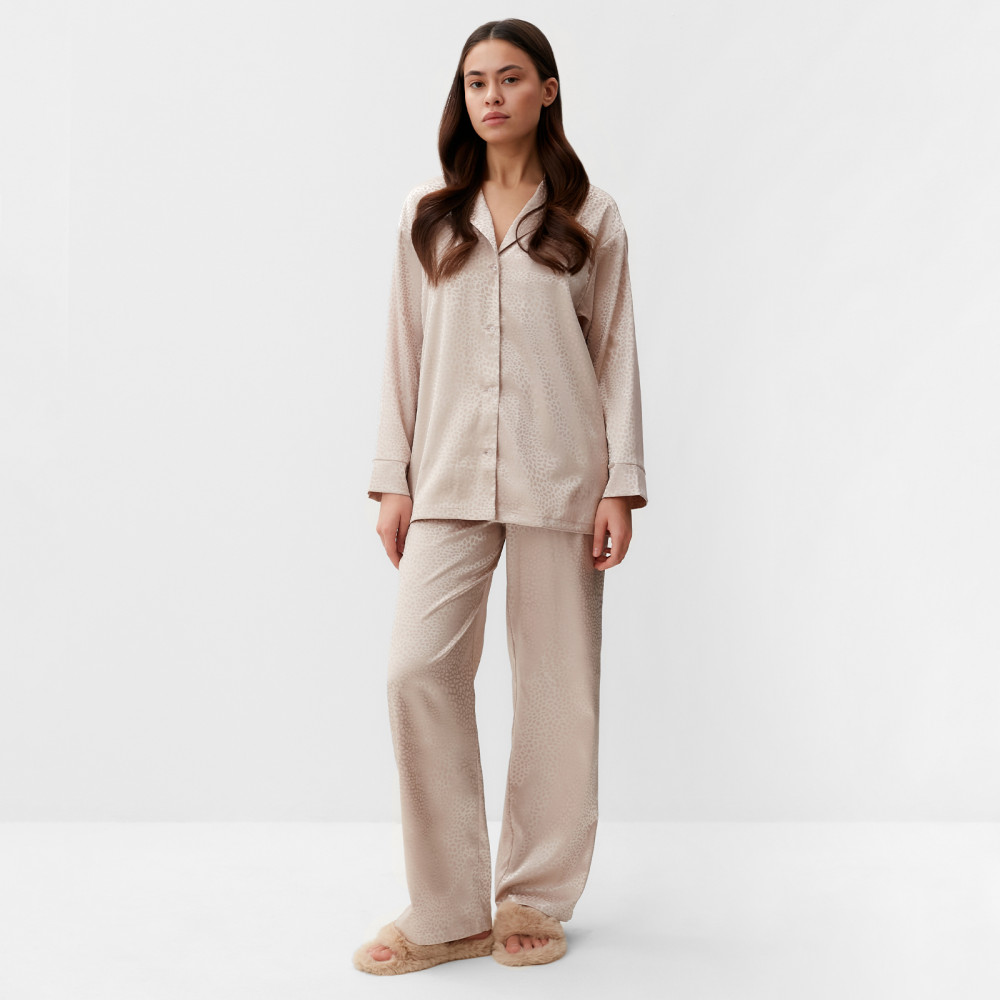 Пижама женская «Леопард» | Silk | KAFTAN