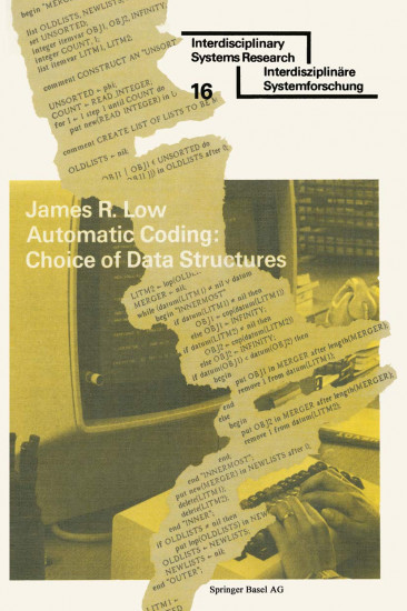 Automatic Coding. Choice of Data Structures