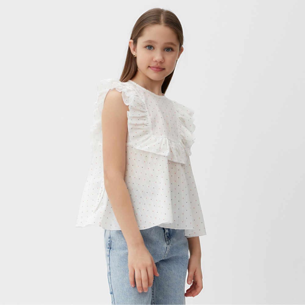 Блузка для девочек | Cotton collection | MINAKU