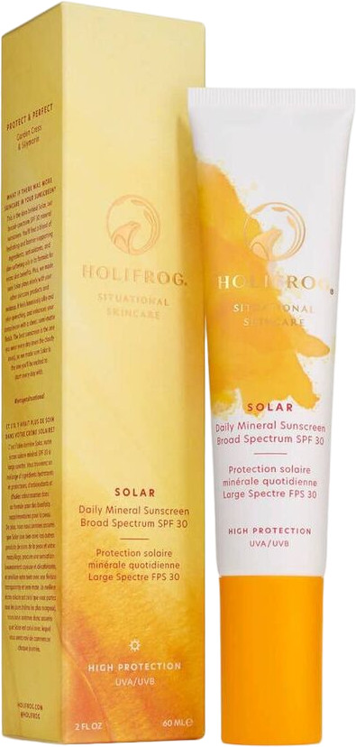 Крем солнцезащитный минеральный «Solar Daily Mineral Sunscreen SPF» SPF 30 | HoliFrog