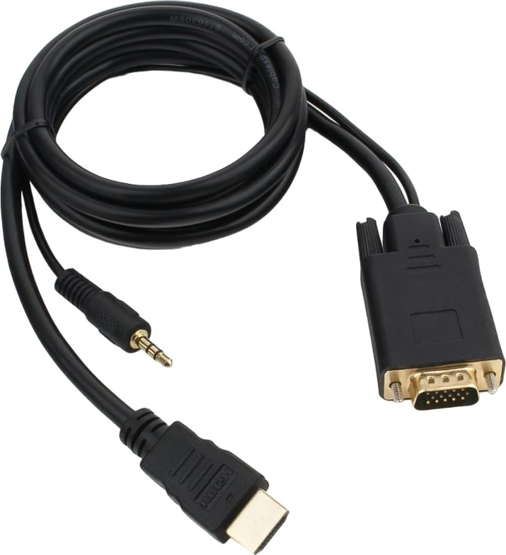 Кабель HDMI->VGA Cablexpert A-HDMI-VGA-03-6 | Cablexpert