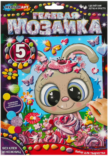 Мозаика гелевая «Зайка»