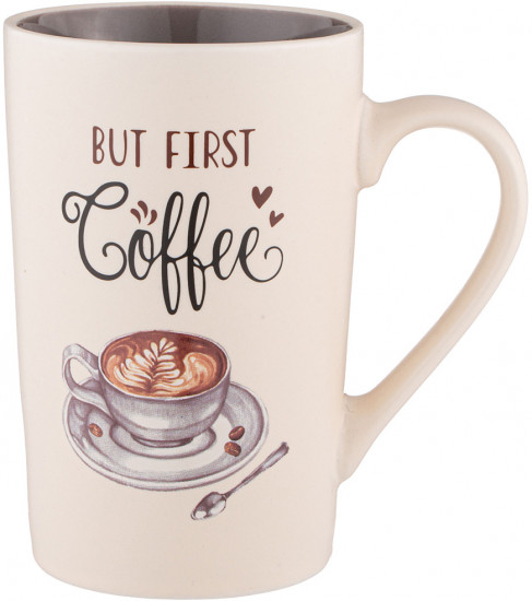 Кружка «But first coffee»