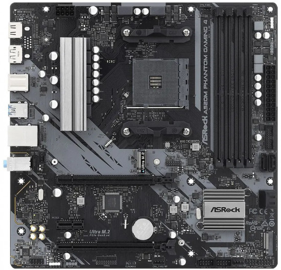 Материнская плата ASRock A520M Phantom Gaming 4