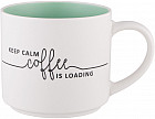 Кружка «Keep calm coffee is loading»