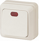 Выключатель одноклавишный с подсветкой