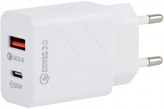 Зарядное устройство USB + Type-C