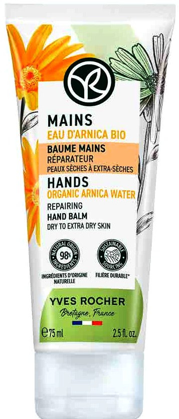 Бальзам для рук восстанавливающий «Organic Arnica water» | Mains | Yves Rocher