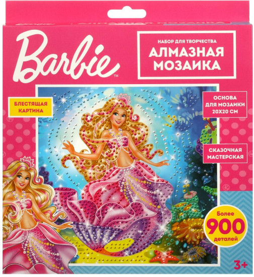 Мозаика алмазная «Барби»