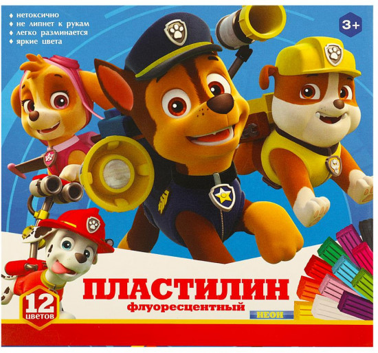Пластилин неоновый