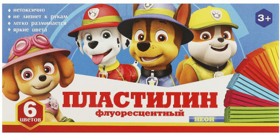 Пластилин неоновый