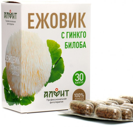 Концентрат на растительном сырье «Ежовик с гинкго билоба»
