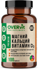 Капсулы «Магний, кальций, витамин Д3»