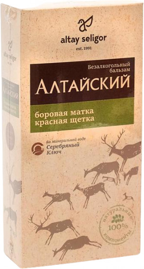 Бальзам с боровой маткой и красной щеткой «Алтайский»