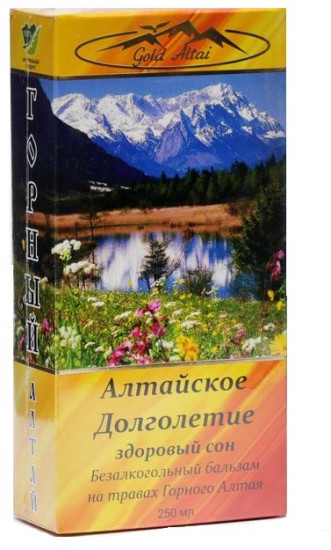 Бальзам «Алтайское долголетие. Здоровый сон»