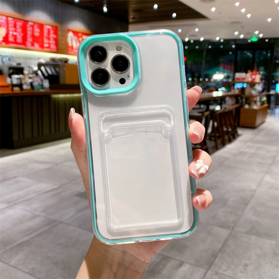 Чехол с цветными бортами IPhone 14 Pro Max