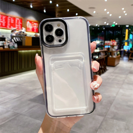Чехол с цветными бортами IPhone 14 Pro Max