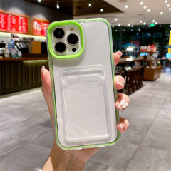 Чехол с цветными бортами IPhone 15 Pro Мах