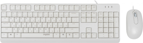 Набор проводной Rapoo X130PRO White