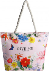Сумка пляжная «Give me flower»