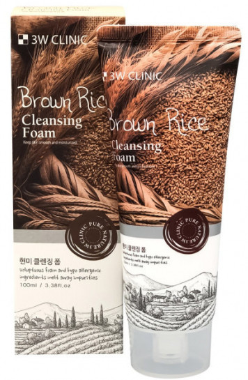 Пенка для умывания с экстрактом коричневого риса «Brown Rice Foam Cleansing»