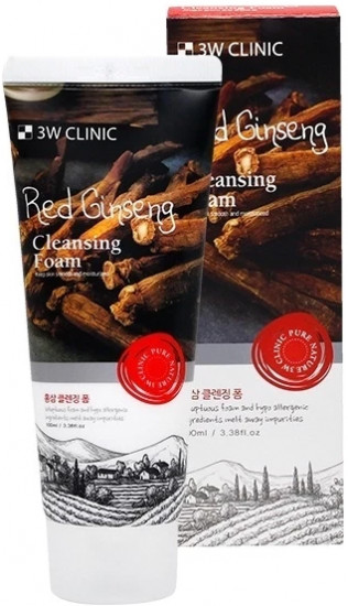Пенка для умывания с женьшенем «Red Ginseng Cleansing Foam»