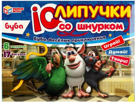 Игра развивающая с липучками «Буба. Весёлые приключения»