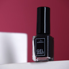 Лак для ногтей с эффектом геля «Gel Effect», оттенок 199 Чёрный матовый