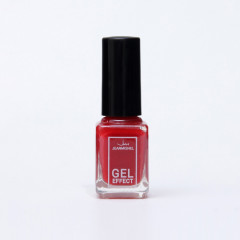 Лак для ногтей с эффектом геля «Gel Effect», оттенок 150 Розово-красный матовый
