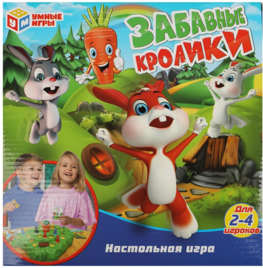Игра настольная «Забавные кролики»