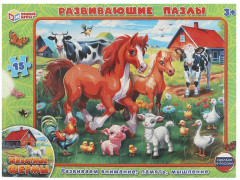 Пазл «Животные фермы»