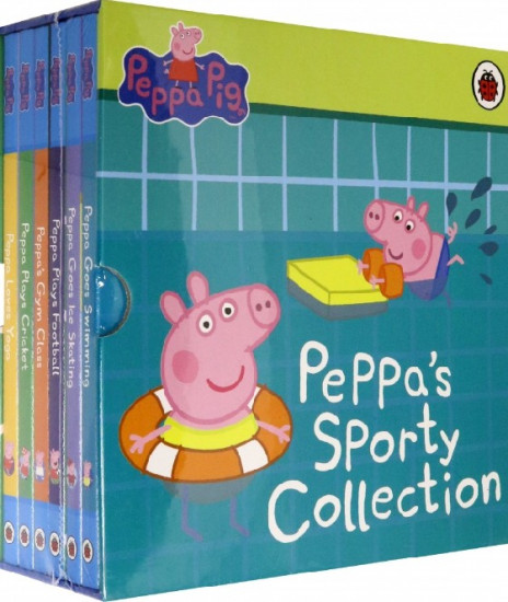 Peppa's Sporty Collection. 6 Board Book Box
