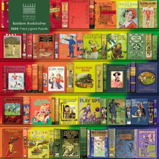 Bodleian Libraries. Rainbow Bookshelves. 1000-piece