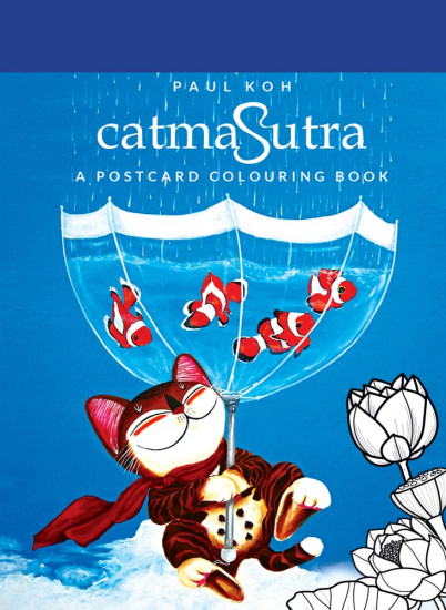 catmaSutra. A Postcard Colouring Book