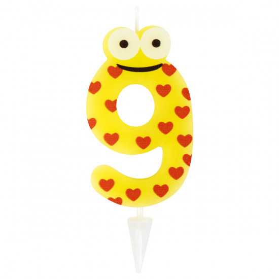 Свеча-цифра для торта «Цифра 9»