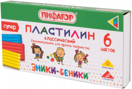 Пластилин классический «Эники-беники»