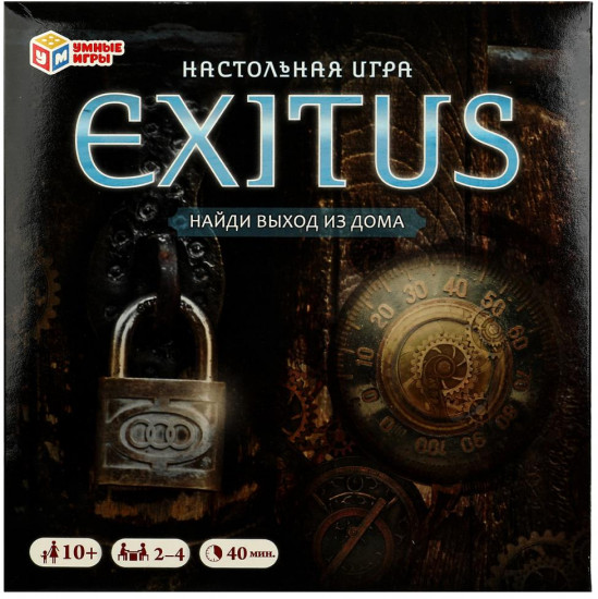 Игра настольная «Exitus. Найди выход из дома»