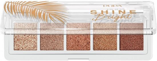 Палетка теней «Shine Bright Eye Palette», оттенок  002 Sunset Gold