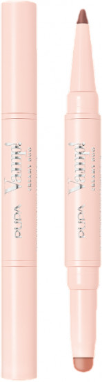 Помада-карандаш двусторонняя для губ «Vamp! Creamy Duo», тон 002 Medium nude