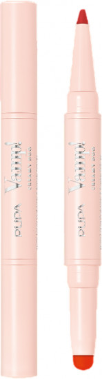 Помада-карандаш двусторонняя для губ «Vamp! Creamy Duo», тон 011 Orange red