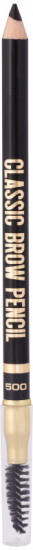 Карандаш для бровей с аппликатором, оттенок 500 Dark brown