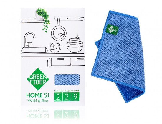 Салфетка для мытья посуды «Green Fiber Home»