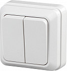 Выключатель двухклавишный