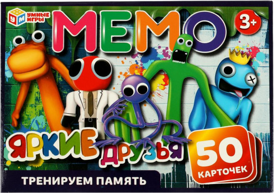 Игра карточная «Мемо. Яркие друзья»