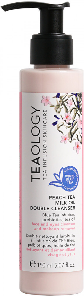 Средство для лица двойное очищающее «Peach Tea Milk-to-Oil» | Teaology