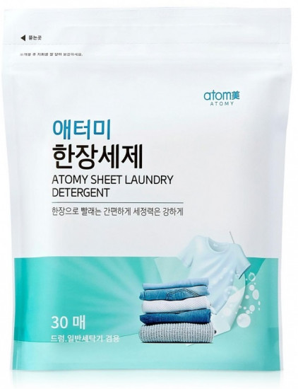 Листовой порошок «Sheet Laundry Detergent»
