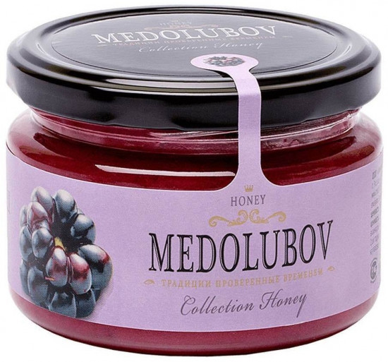 Крем-мед с ежевикой