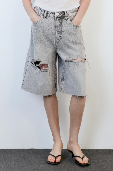 Шорты-бриджи джинсовые женские