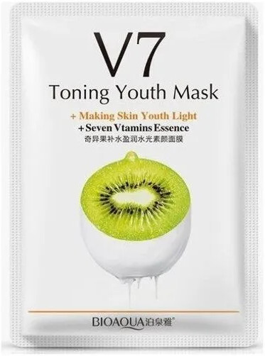 Маска для лица с экстрактом киви «V7»