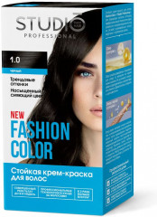Краска для волос «Fashion Color», оттенок 1.0 Чёрный